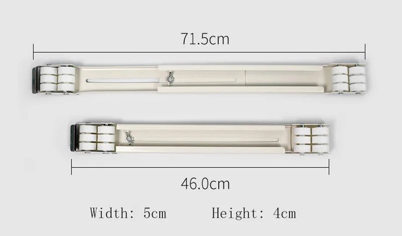Suporte vai-vem de móveis - Base com rodinhas para móveis.